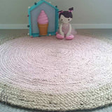 Polo Pink Jute Round