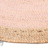 Polo Pink Jute Round