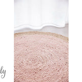 Polo Pink Jute Round