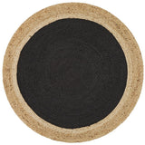 Polo Black Jute Round