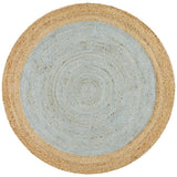 Polo Blue Jute Round