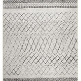 Vivien Black Ivory Geometric Tribal Vintage Rug