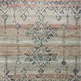 Colette Rust Dark Beige Ethnic Tribal Rug
