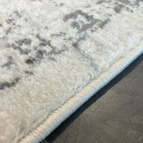 Priscilla Grey Ivory Medallion Rug