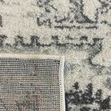 Priscilla Grey Ivory Medallion Rug