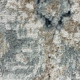 Grace Beige Medallion Faded Wash Transitional Rug
