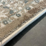 Grace Beige Medallion Faded Wash Transitional Rug