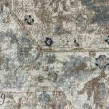 Grace Beige Medallion Faded Wash Transitional Rug