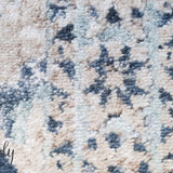 Grace Blue Medallion Faded Wash Transitional Rug