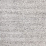 Queen Grey Hand Loomed Wool Rug
