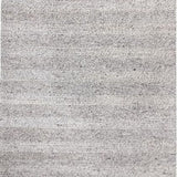 Queen Silver Hand Loomed Wool Rug