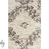 Saffia Natural Ethnic Prints Plush Boho Hallway Runner Rug