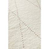 Samira Natural Dotted Diamond Abstract Wool Rug