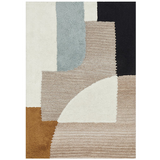 Samira Multi Colour Abstract Shapes Rug