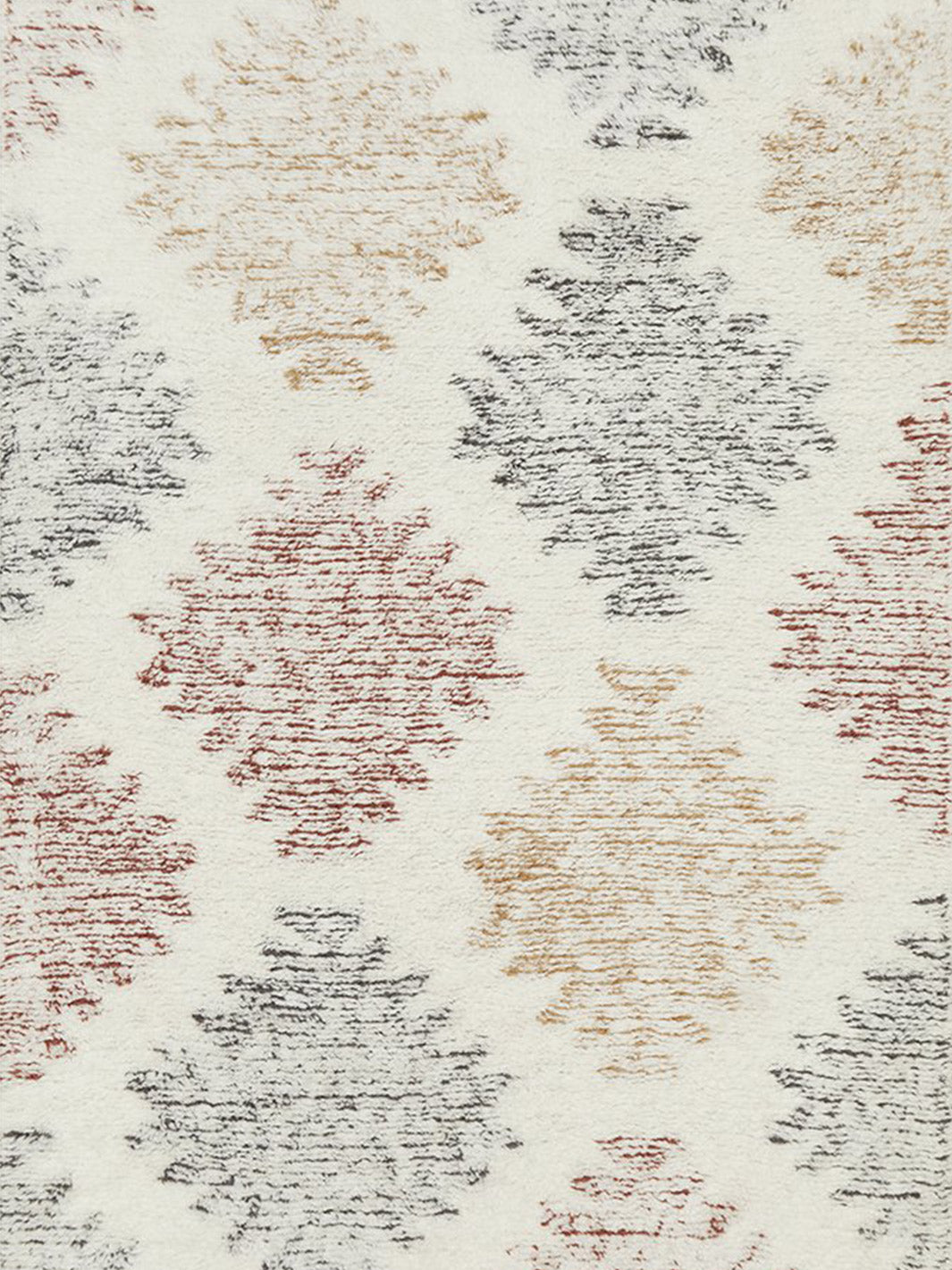 Samira Multi Colour Cream Diamond Tribal Rug