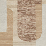 Samira Natural Brown Arched Modern Rug