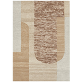 Samira Natural Brown Arched Modern Rug