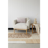 Samira Natural Brown Arched Modern Rug