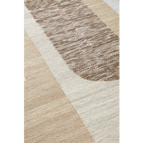 Samira Natural Brown Arched Modern Rug