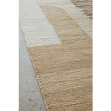Samira Natural Brown Arched Modern Rug