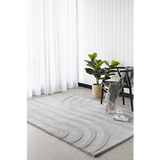 Samira Grey Arched Modern Rug