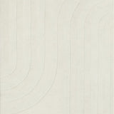 Samira White Arched Modern Rug