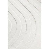 Samira White Arched Modern Rug