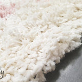 Saffia Pink Ethnic Prints Plush Boho Rug