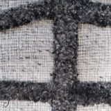 Visage Grey Black Geometric Abstract Pattern Rug