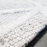 Visage Grey Hexa Herringbone Pattern Rug