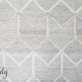 Visage Grey Hexa Herringbone Pattern Rug