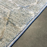 Versha Modern Geometric Luxe Grey Rug