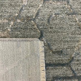 Versha Modern Geometric Luxe Grey Rug