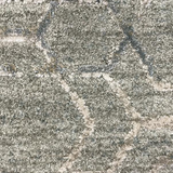 Versha Modern Geometric Luxe Grey Rug