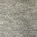 Versha Modern Geometric Luxe Grey Rug