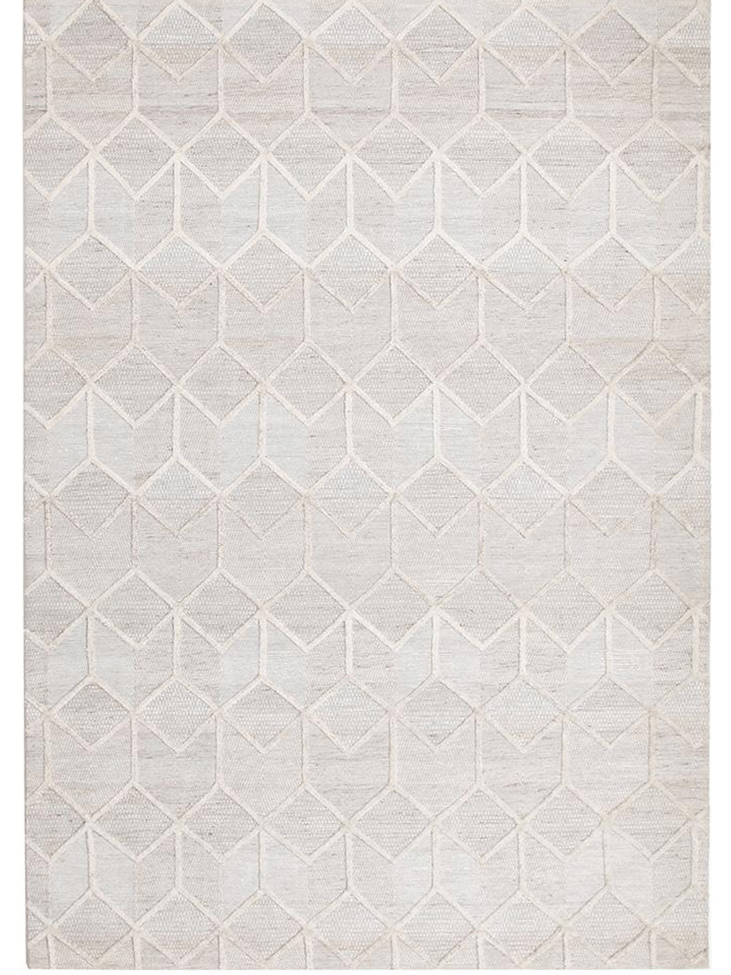 Visage Grey Hexa Herringbone Pattern Rug
