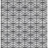 Visage Grey Black Geometric Abstract Pattern Rug