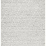 Visage Silver Grey Diamond Pattern Rug