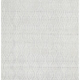 Visage White Grey Ogee Pattern Rug