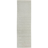 Empire Off White Geometric Greek Key Rug