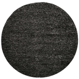 Avani Charcoal Loop Round Rug