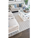 Harvey Ivory Textured Wool Rug
