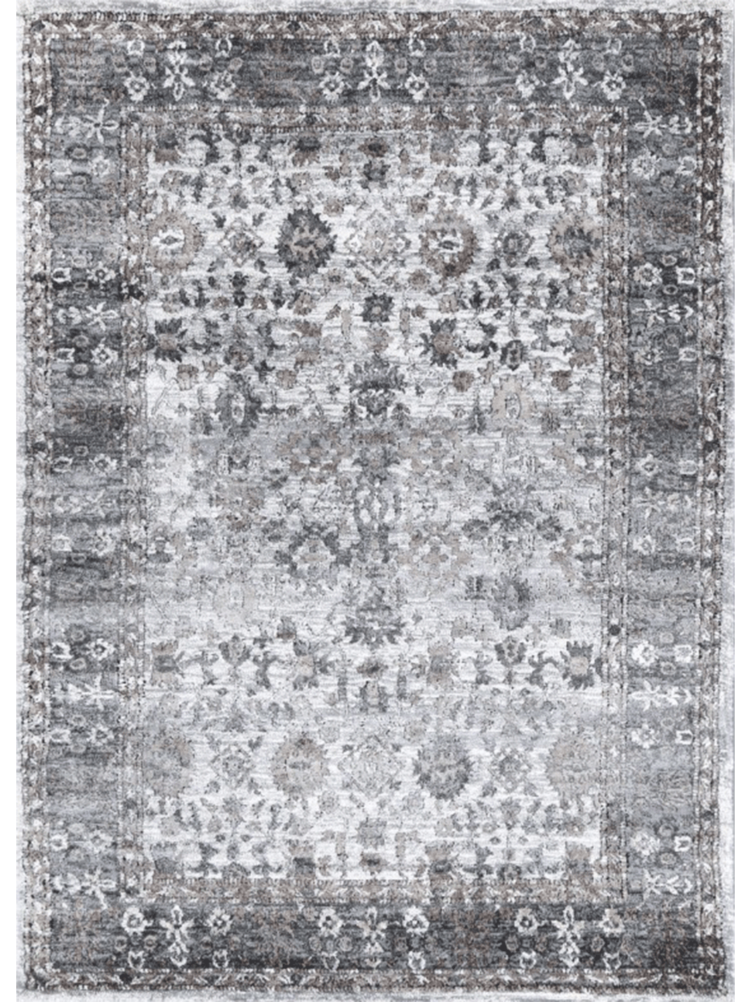 Cleo Grey Natural Oriental Rug