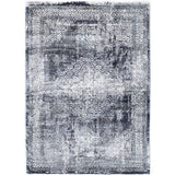 Cleo Grey Natural Medallion Transitional Rug