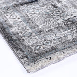 Cleo Grey Natural Medallion Transitional Rug