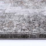 Cleo Grey Natural Faded Transitional Rug
