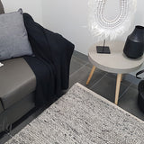 Essence Armani Multi Weave Grey Felted Wool Rug