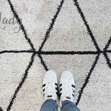 Hunter Plush Ivory Tribal Rug