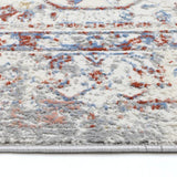 Eliza Blue Multicolour Medallion Transitional Rug
