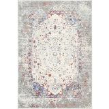 Eliza Blue Multicolour Medallion Transitional Rug